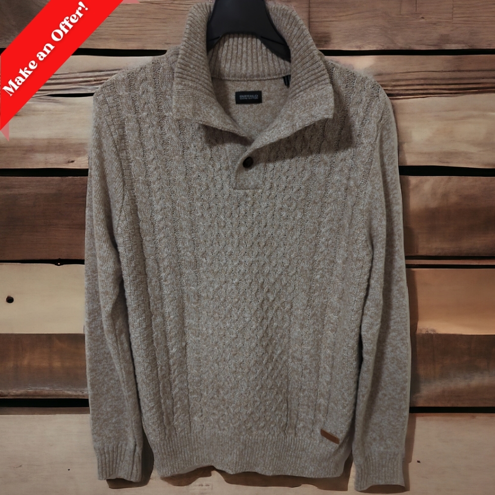 Buffalo David Bitton Sweater! Unworn! Comfortable Men's Sweater, Size: S